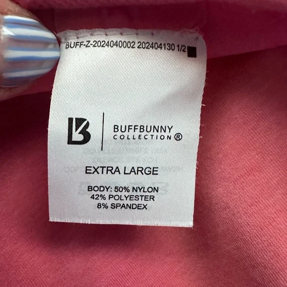 BuffBunny Pink Bandeau with Ruched Detail - Picture 3 of 3